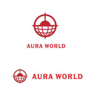 BEAR'S DESIGN (it-bear)さんの会社のオフィシャル「AURA WORLD」のロゴへの提案