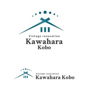 ettoworks (ettoworks)さんのヴィンテージリノベーション「河原工房」ロゴ作成のお願いへの提案