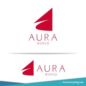 Innocent public tree (nekosu)さんの会社のオフィシャル「AURA WORLD」のロゴへの提案