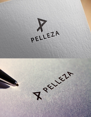 D.R DESIGN (Nakamura__)さんの革小物ブランド「PELLEZA」のロゴへの提案