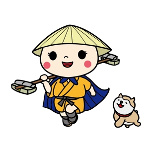 キユデザイン (kiyusuke)さんの「近江商人」イメージキャラクターイラストのリメイクへの提案