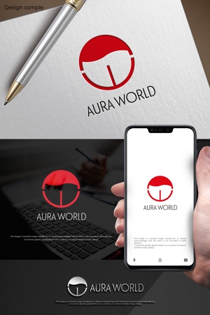 Mizumoto (kmizumoto)さんの会社のオフィシャル「AURA WORLD」のロゴへの提案