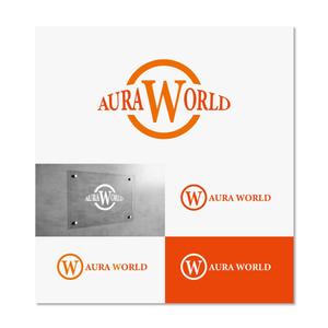 hokuto! (megaric7777)さんの会社のオフィシャル「AURA WORLD」のロゴへの提案