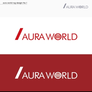 AD710 (AD710)さんの会社のオフィシャル「AURA WORLD」のロゴへの提案