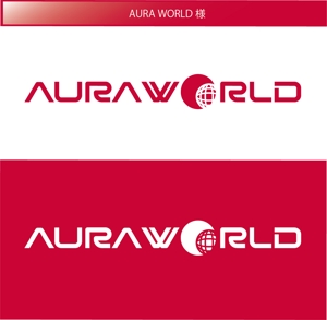 FISHERMAN (FISHERMAN)さんの会社のオフィシャル「AURA WORLD」のロゴへの提案