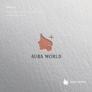 doremi (doremidesign)さんの会社のオフィシャル「AURA WORLD」のロゴへの提案