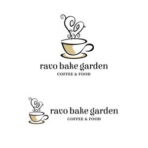 MagicHour (MagicHour)さんのカフェ「ravo bake garden」ラボ ベイク ガーデンのロゴ作成への提案