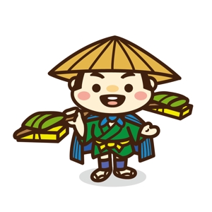 mu_cha (mu_cha)さんの「近江商人」イメージキャラクターイラストのリメイクへの提案