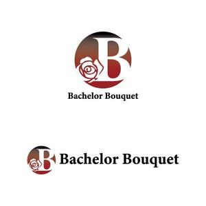 sakuramaji (sakuramaji)さんのブーケ定期購入ギフトサービス「Bachelor Bouquet」のサービスロゴへの提案