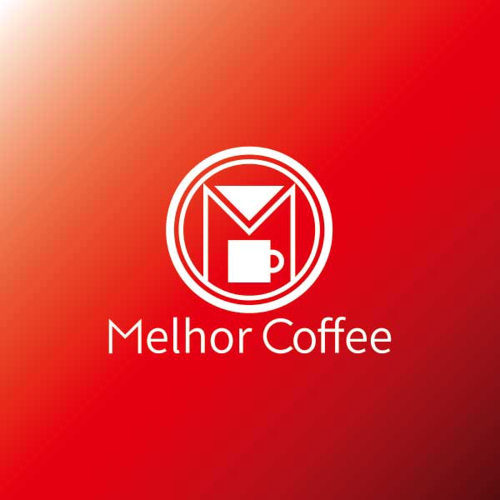 コーヒショップ「Melhor Coffee」のロゴ制作