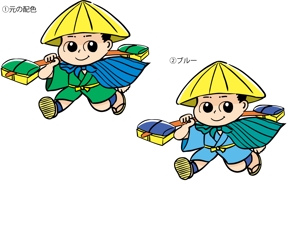 はれた ()さんの「近江商人」イメージキャラクターイラストのリメイクへの提案