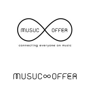 あゆみ (Komtaym)さんの音楽家が仕事を探すサイト　MUSIC∞OFFER　のロゴへの提案