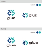 eldordo design (eldorado_007)さんの総合人材サービス　「グルー」「glue」のロゴ　への提案