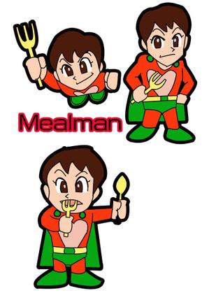 小田　一郎 (ichannel16)さんのお惣菜屋「Meal man」のロゴキャラクターへの提案