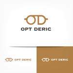 オーキ・ミワ (duckblue)さんのメガネの専門店「OPT DERIC」のロゴへの提案