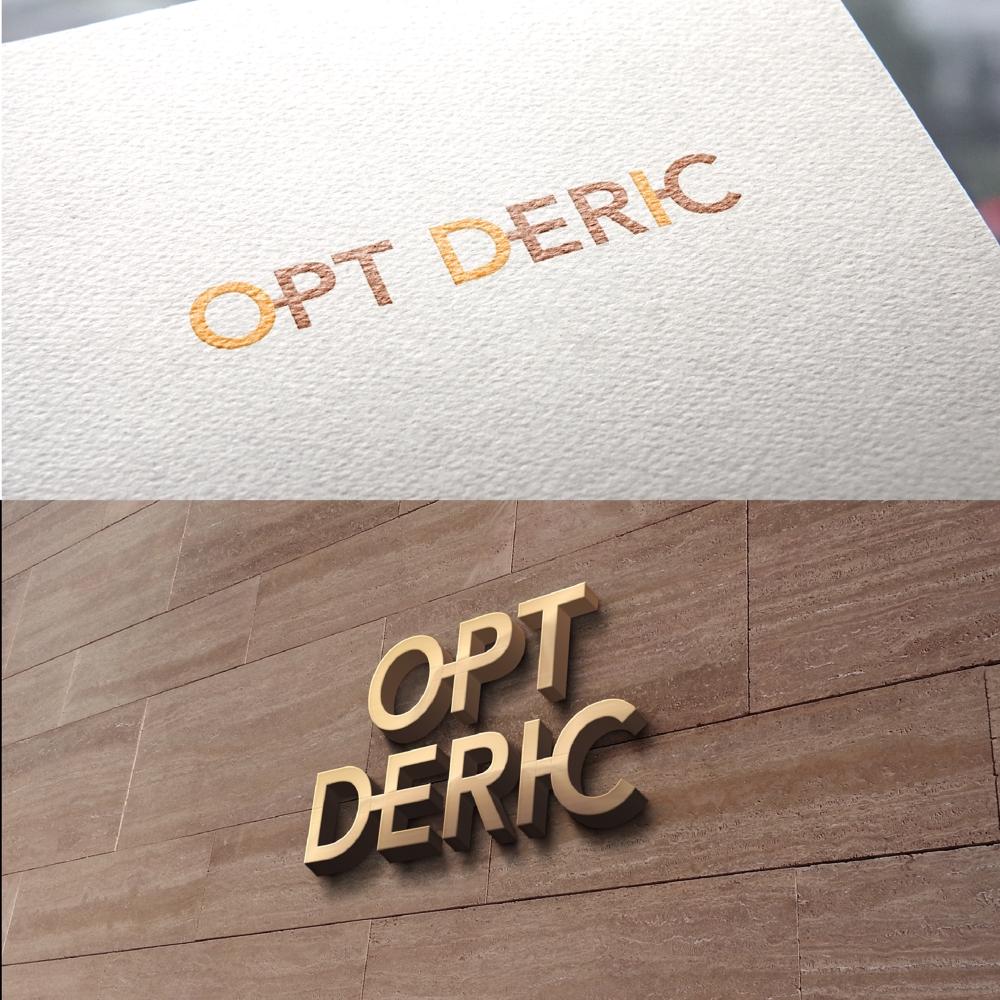メガネの専門店「OPT DERIC」のロゴ