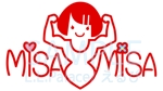 株式会社エルエルパレス／岩気裕司 (elpiy)さんのマッチョ女子「MISA MISA」のキャラクターロゴへの提案