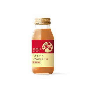 Designers' Design ()さんの農家直送サイトやお店で販売する無添加で作ったリンゴジュースのラベル作成への提案