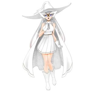 米田涼 (sobadare)さんの白い魔法使い（少女）のキャラクターデザインへの提案