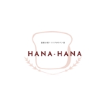 _ (tomo___m)さんの100%国産小麦のパン屋さん「HANA-HANA」のロゴへの提案