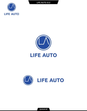 queuecat (queuecat)さんの自動車販売会社 ライフオート「LIFE AUTO」のロゴ作成への提案