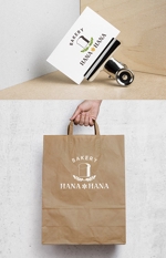 ettoworks (ettoworks)さんの100%国産小麦のパン屋さん「HANA-HANA」のロゴへの提案