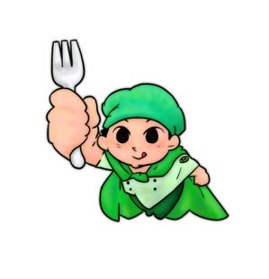 touchncoさんのお惣菜屋「Meal man」のロゴキャラクターへの提案