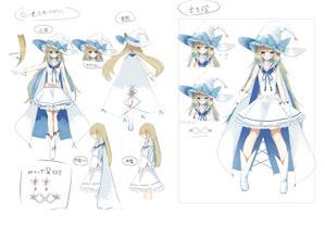 TikireA (TikireA)さんの白い魔法使い（少女）のキャラクターデザインへの提案