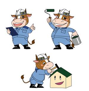 nako (nako_watashinohitujichan1)さんの屋根事業・外壁塗装事業のイメージキャラクターの作成への提案