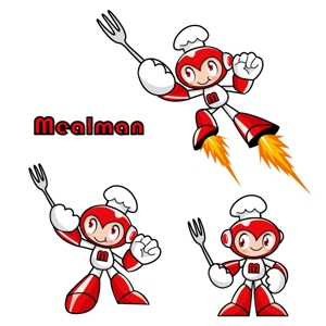 marukei (marukei)さんのお惣菜屋「Meal man」のロゴキャラクターへの提案