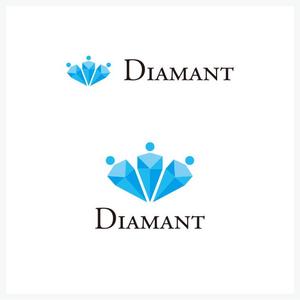 tacit_D (tacit_D)さんのメンズ専門トータルビューティー「Diamant」のロゴ作成への提案