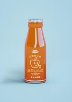 P Design (DesignStudio)さんの農家直送サイトやお店で販売する無添加で作ったリンゴジュースのラベル作成への提案