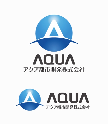 gchouさんの「アクア都市開発株式会社」のロゴ作成への提案
