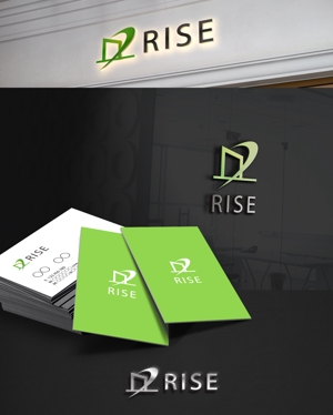 D.R DESIGN (Nakamura__)さんのエクステリア施工会社「RISE」のロゴへの提案