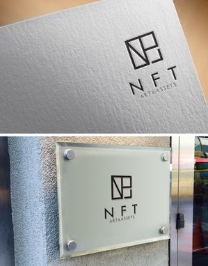清水　貴史 (smirk777)さんの会社ロゴ「NFT ART & ASSETS」のロゴへの提案