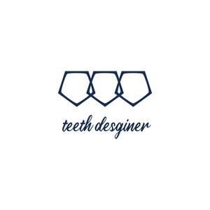 コドモダマシイ (haraheta)さんの歯科技工所『teethdesigner』のロゴマーク（シンボルマーク＋ロゴタイプ）への提案
