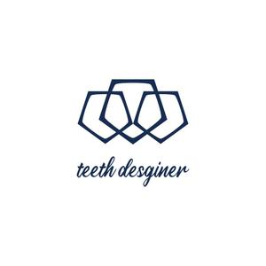 コドモダマシイ (haraheta)さんの歯科技工所『teethdesigner』のロゴマーク（シンボルマーク＋ロゴタイプ）への提案