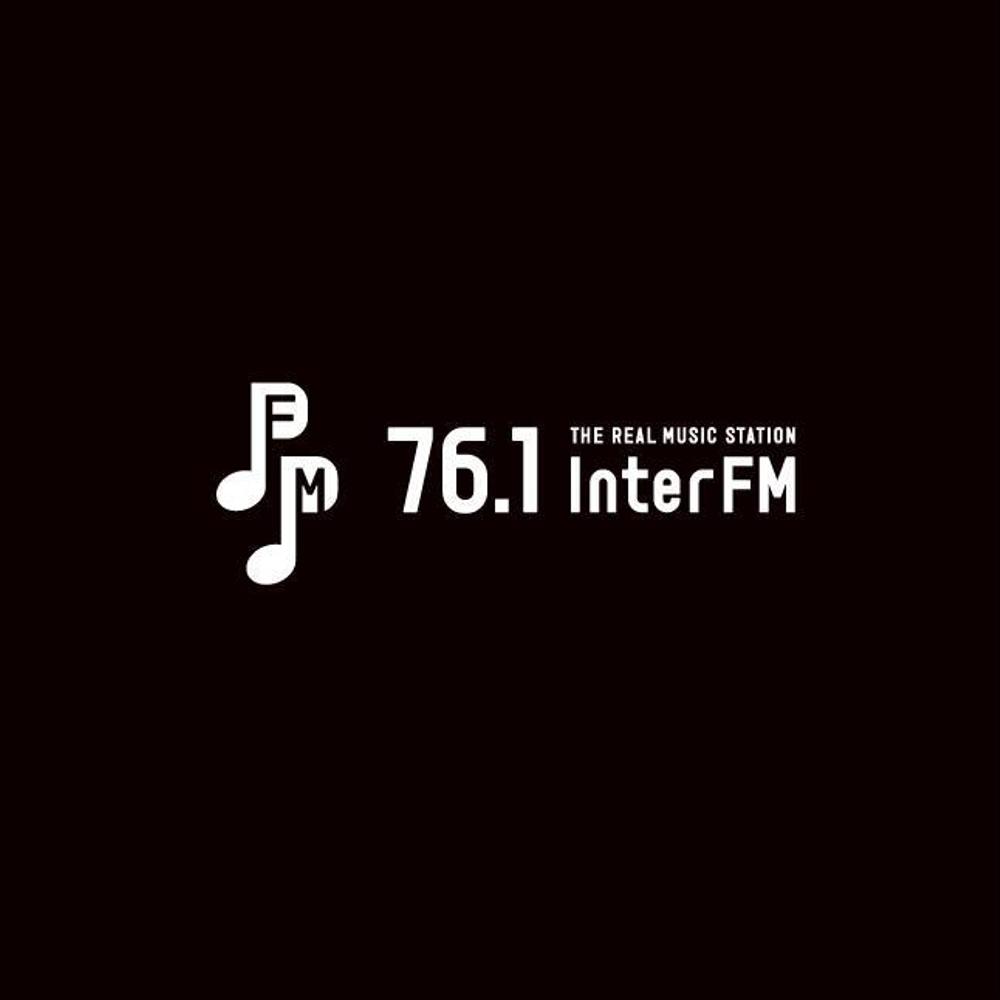 「76.1 THE REAL MUSIC STATION InterFM」のロゴ作成