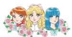 松猫商会 (matsuneko)さんの昔の少女漫画風の3姉妹キャラへの提案
