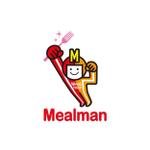 ATARI design (atari)さんのお惣菜屋「Meal man」のロゴキャラクターへの提案