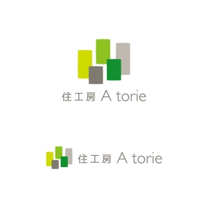 power_dive (power_dive)さんの設計事務所・テナントが融合した「住工房 A torie」のロゴへの提案