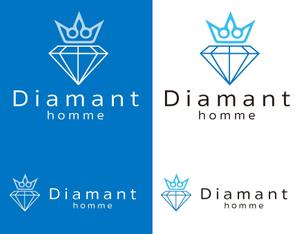 Force-Factory (coresoul)さんのメンズ専門トータルビューティー「Diamant」のロゴ作成への提案