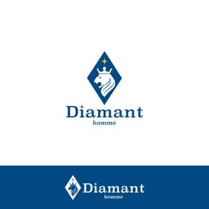 nico design room (momoshi)さんのメンズ専門トータルビューティー「Diamant」のロゴ作成への提案