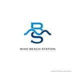 #309 (ANTENNA)さんの静岡市の三保内浜にニューオープン　"人と海が出会う場所"「三保ビーチステーション」のロゴへの提案
