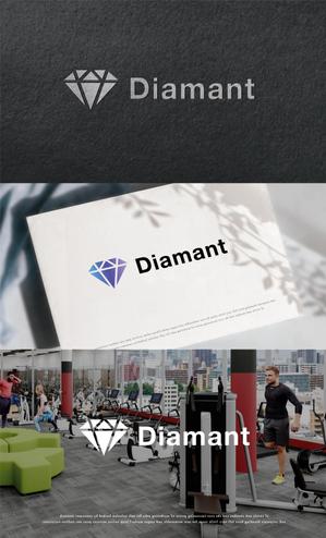 Morinohito (Morinohito)さんのメンズ専門トータルビューティー「Diamant」のロゴ作成への提案