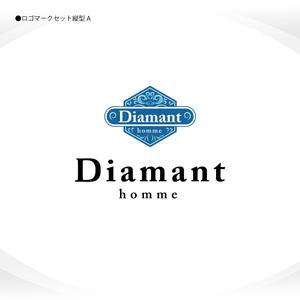 358eiki (tanaka_358_eiki)さんのメンズ専門トータルビューティー「Diamant」のロゴ作成への提案