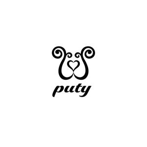 BEAR'S DESIGN (it-bear)さんの高級ドッグウェアなどのブランド「puty」のシンプルなロゴへの提案