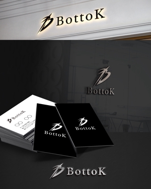 D.R DESIGN (Nakamura__)さんのこれから法人設立するベンチャー企業「Bottok」のロゴ制作依頼への提案