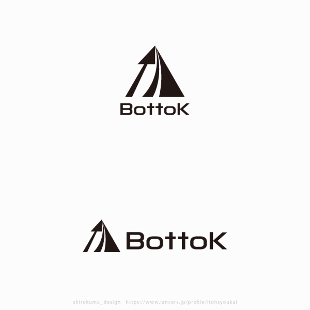 これから法人設立するベンチャー企業「Bottok」のロゴ制作依頼