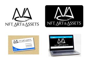 jokamotojobさんの会社ロゴ「NFT ART & ASSETS」のロゴへの提案